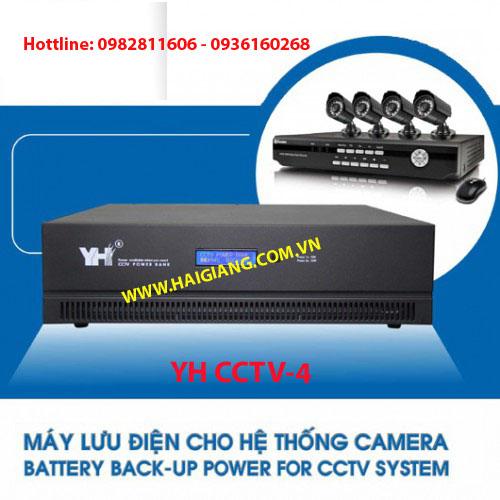 Bộ lưu điện cho 4 Camera YH CCTV-4